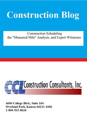 cover image of Construction Scheduling the Measured Mile Analysis and Expert Witnesses